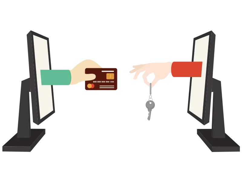 Secure Online Transaction with Credit Card and Key