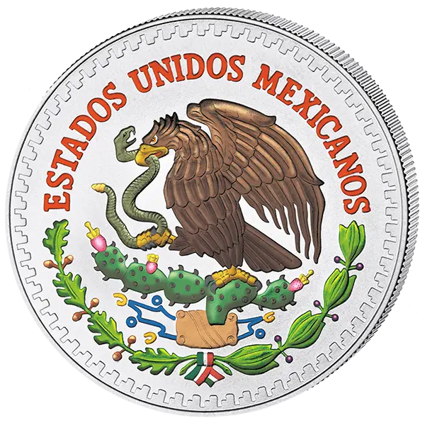 Mexican Coin with National Emblem