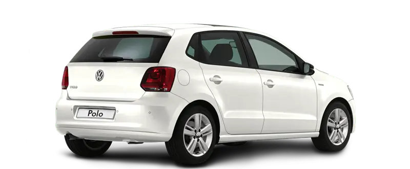 White Hatchback Car