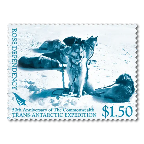 Trans-Antarctic Expedition Commemorative Stamp