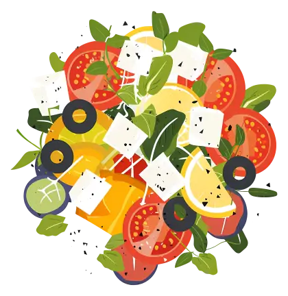 Colorful Vegetable Salad