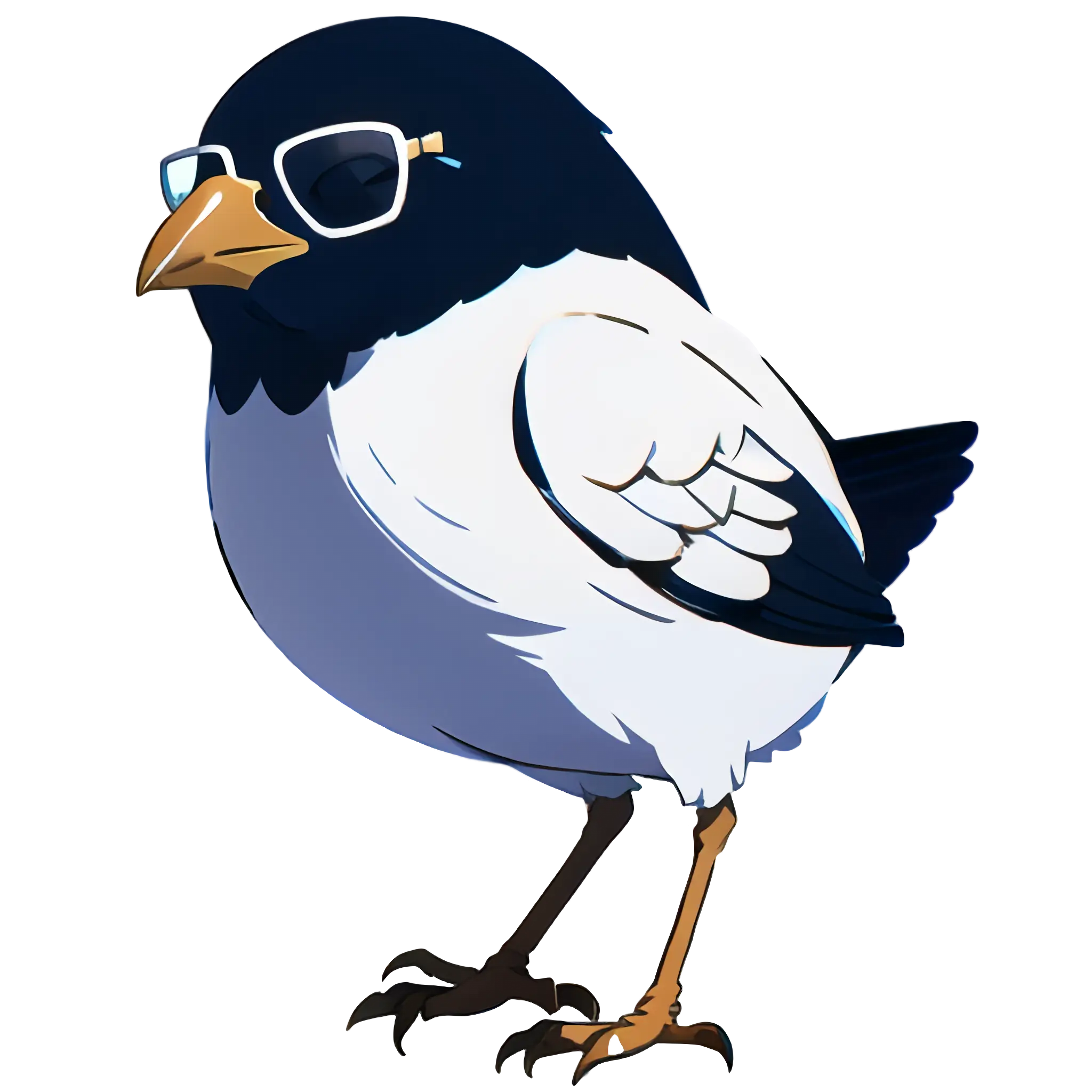 Cool Bird with Sunglasses
