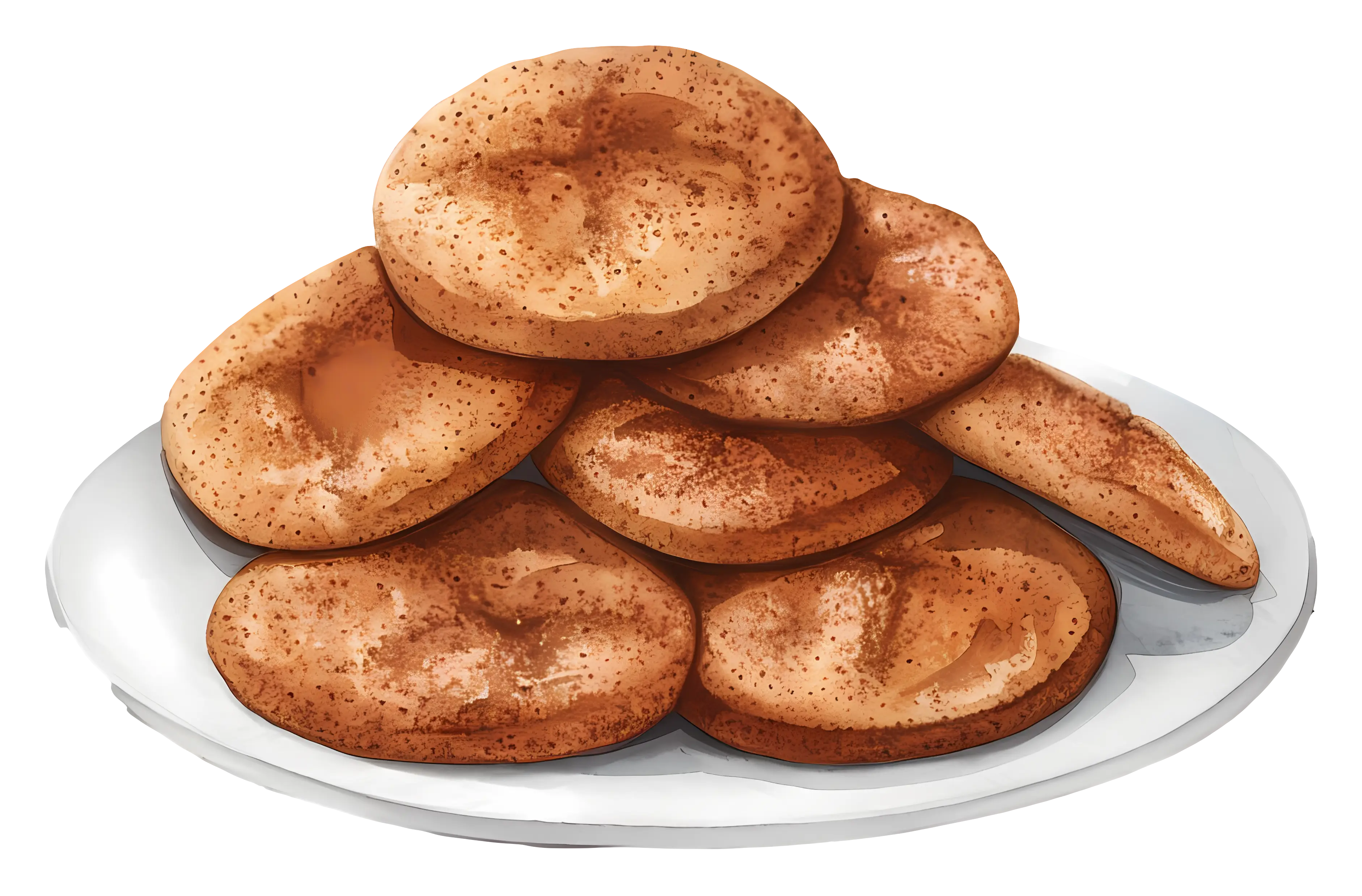 Plate of Freshly Baked Cookies