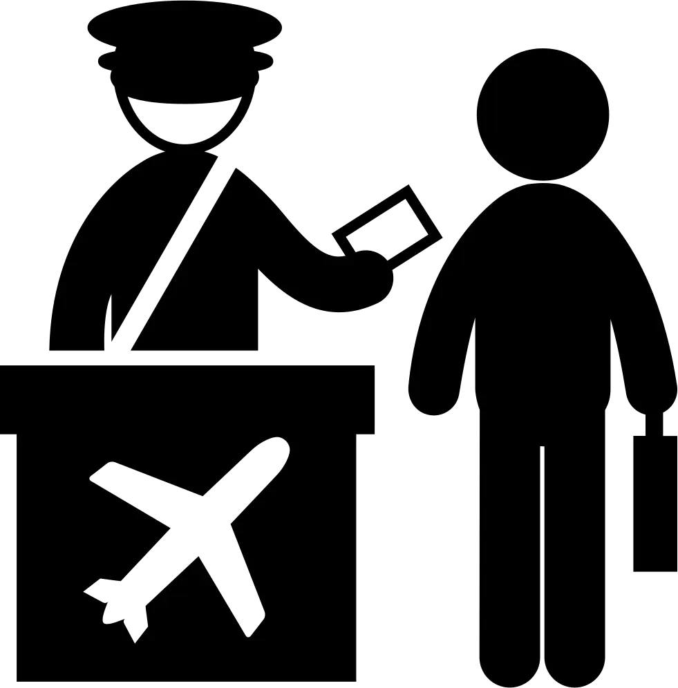 Customs Officer at Airport