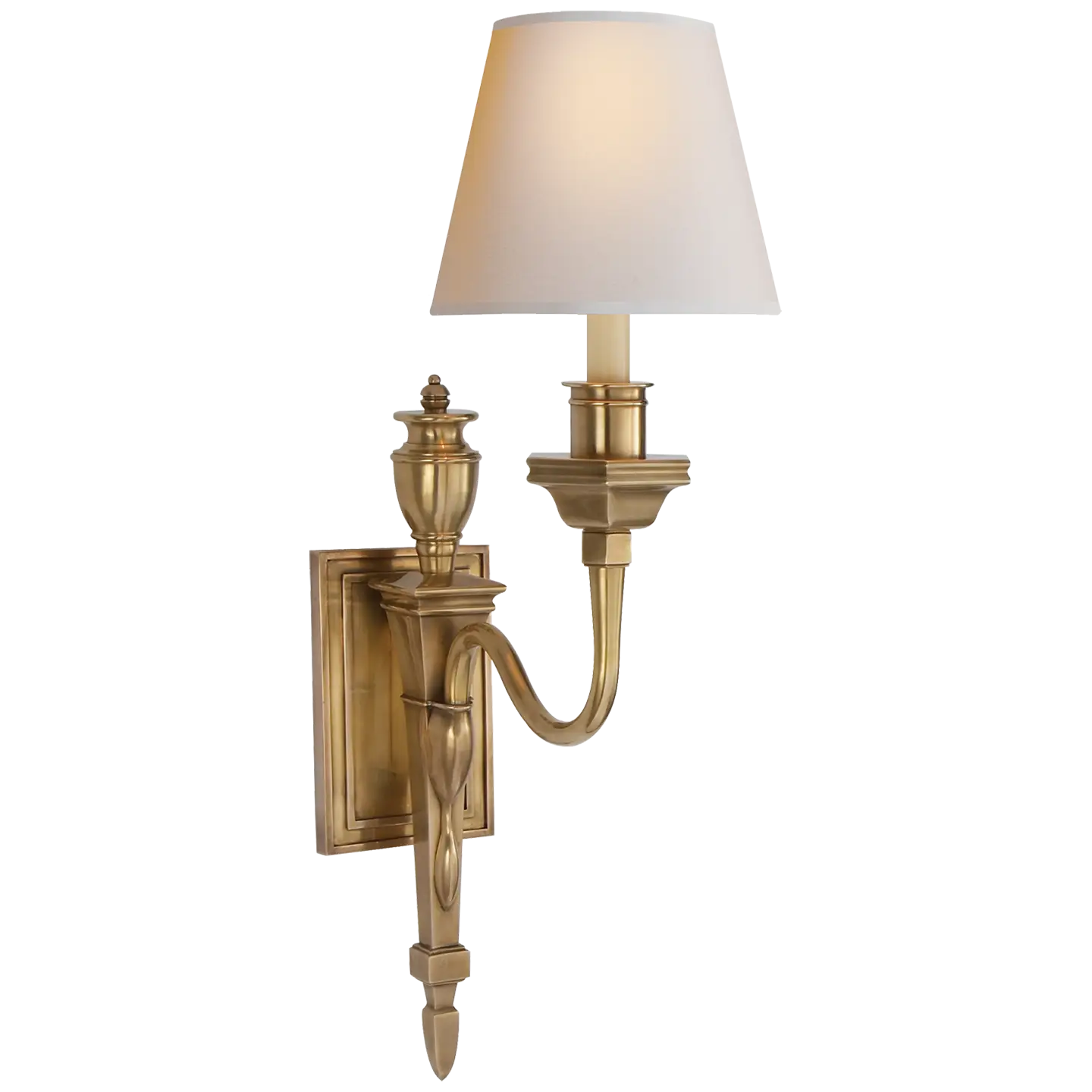 Elegant Gold Wall Sconce with Lamp Shade