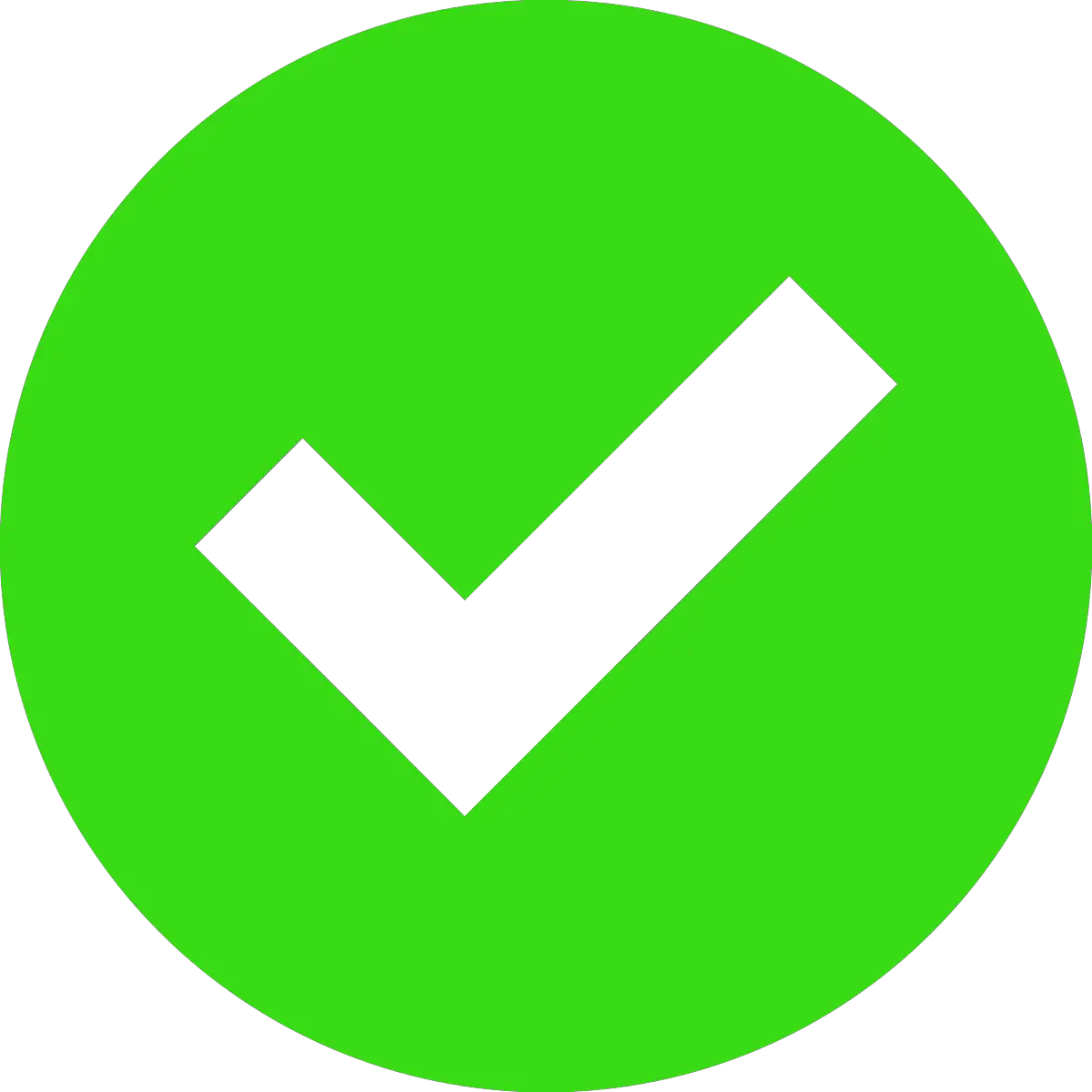 Green Checkmark Icon for Approval