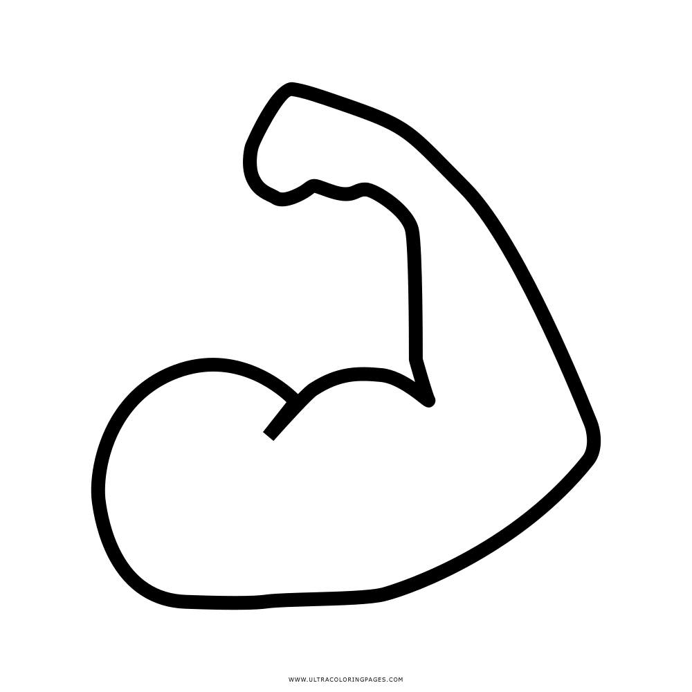Strong Muscle Arm Symbol