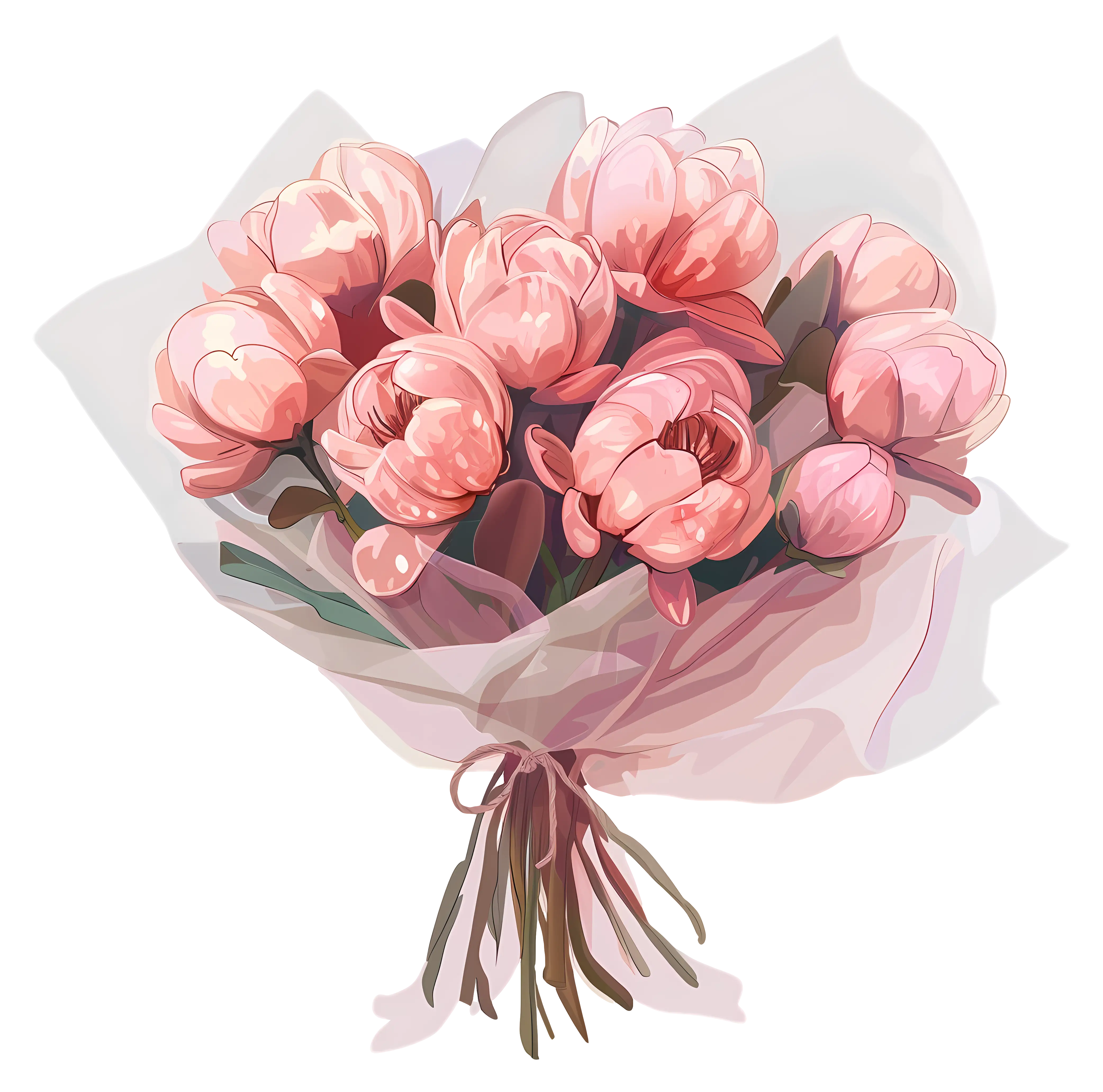 Bouquet of Pink Flowers