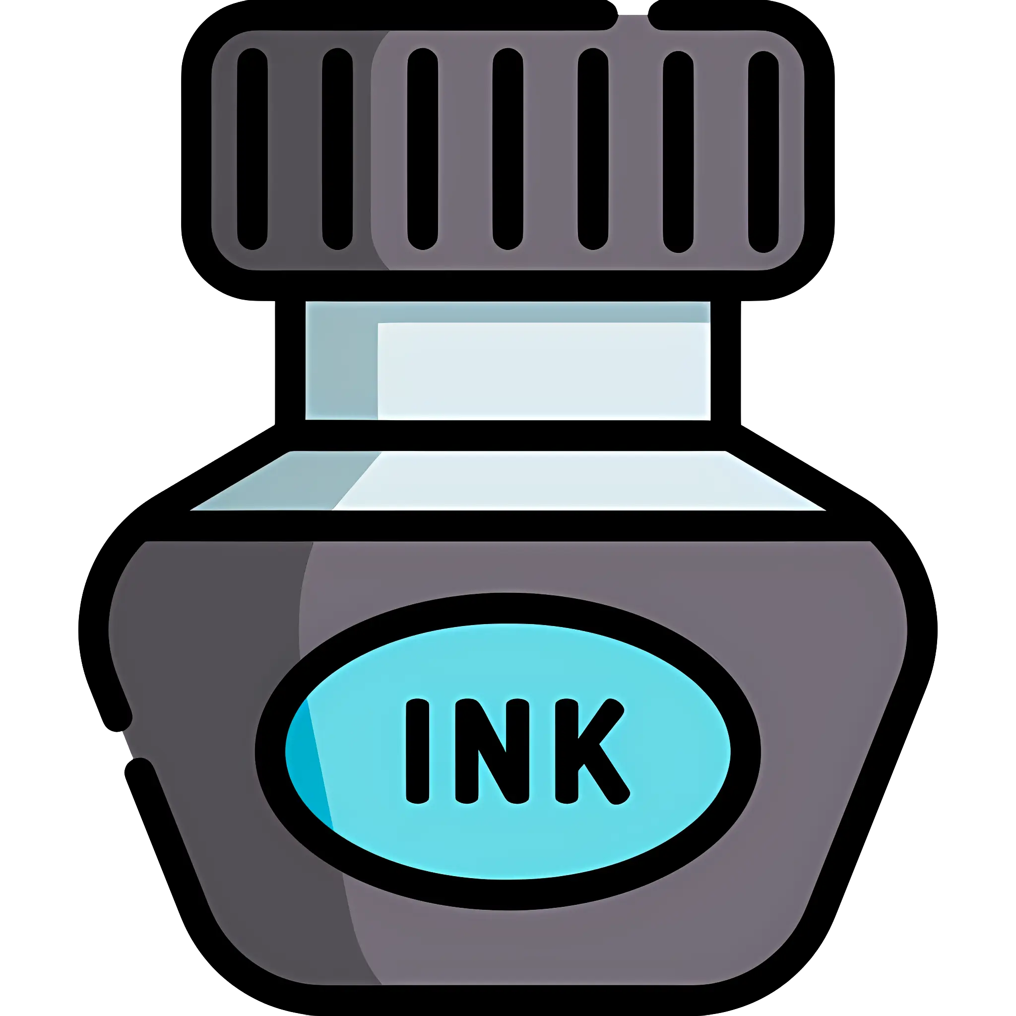 Black Ink Bottle