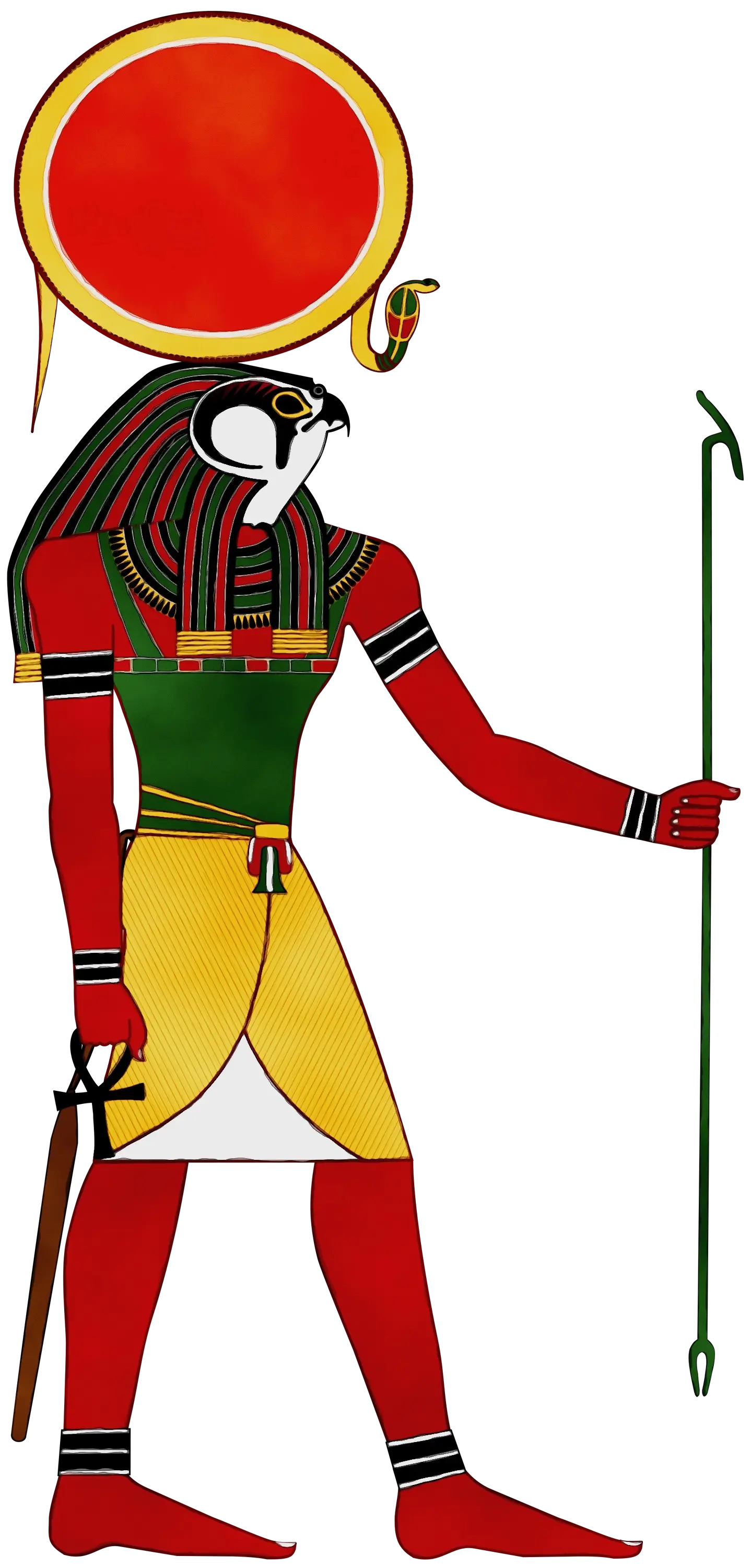 Ra Egyptian Sun God Illustration
