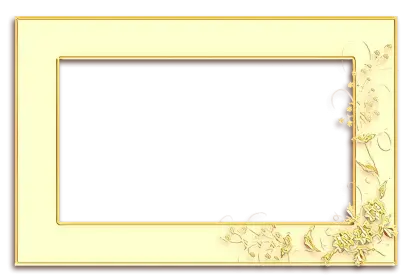 Elegant Golden Photo Frame Design