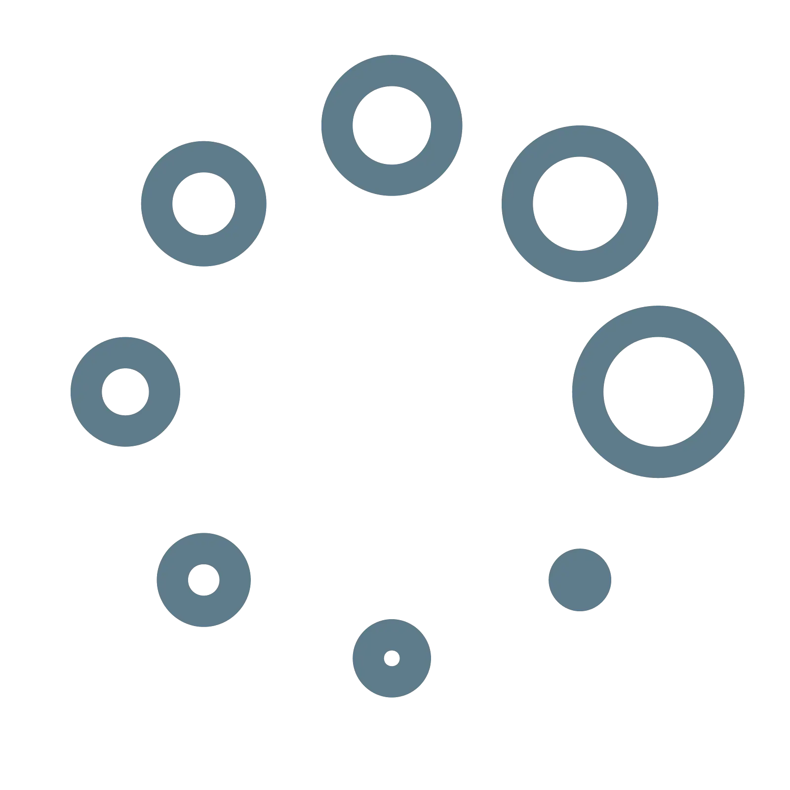 Loading Symbol in Circular Motion Design