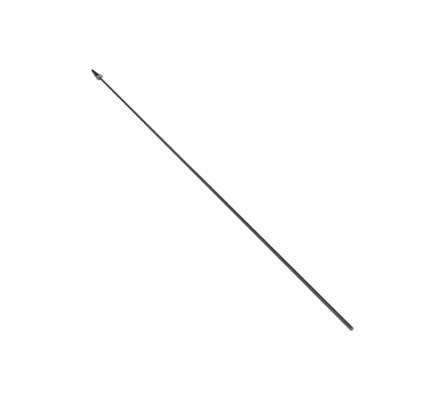 Long Thin Metal Rod in Minimalist Style