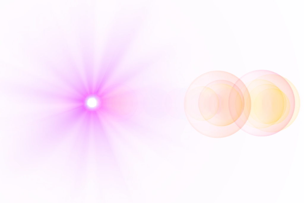 Pink Light Burst Design
