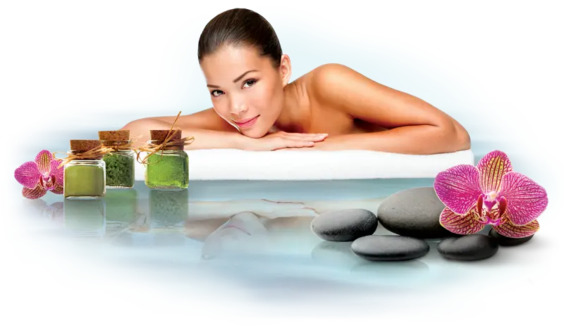 Spa Treatment with Orchid and Stones