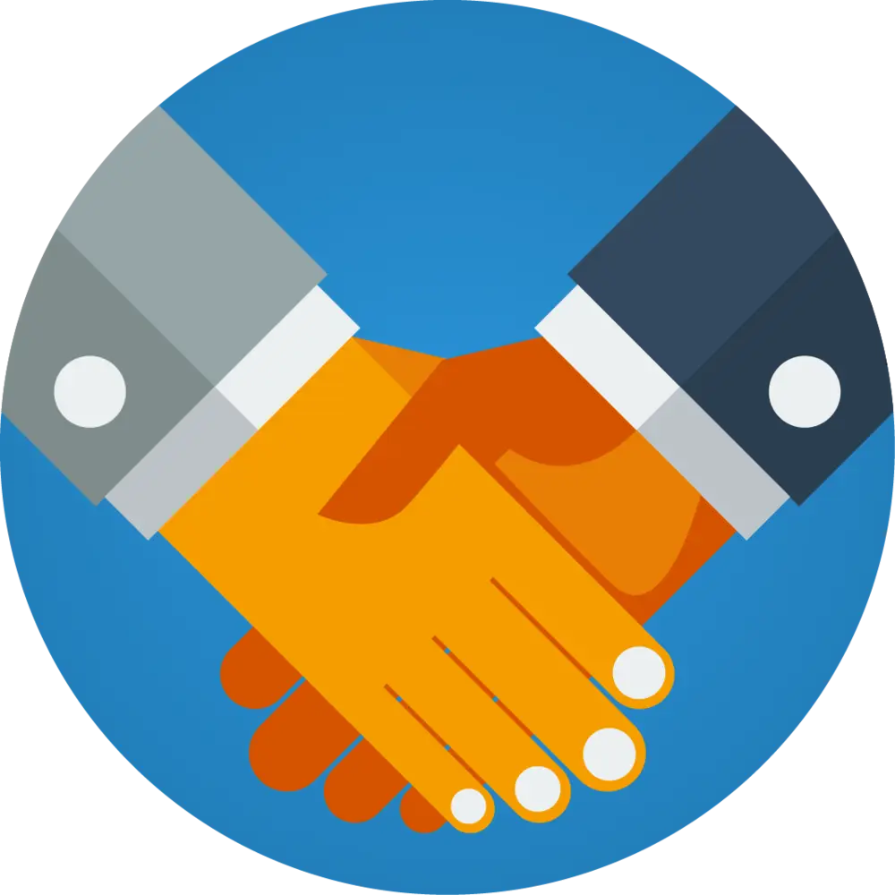 Handshake Icon Representing Business Agreement