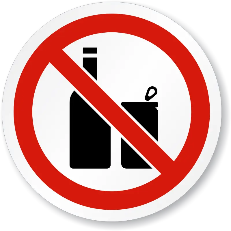 No Alcohol Sign