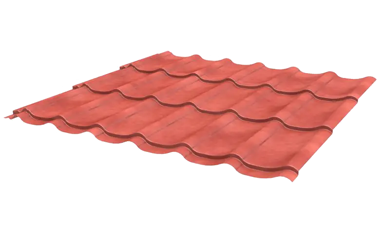 Red roof tiles