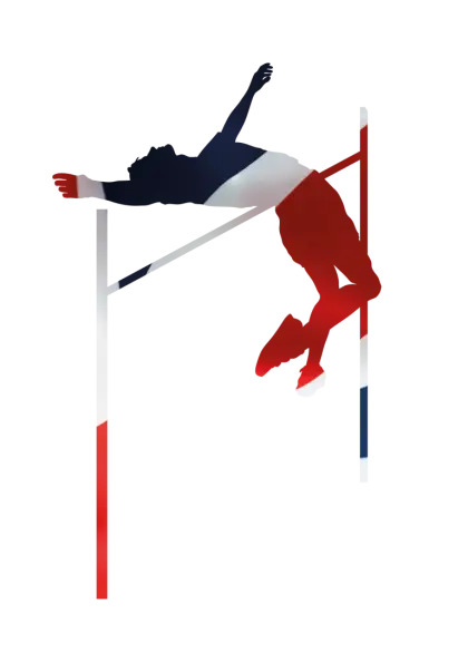 High Jump Athlete Silhouette