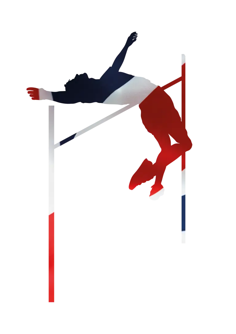 High Jump Athlete Silhouette