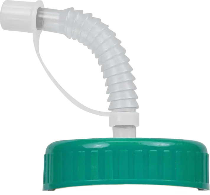 Green Bottle Cap with Spout