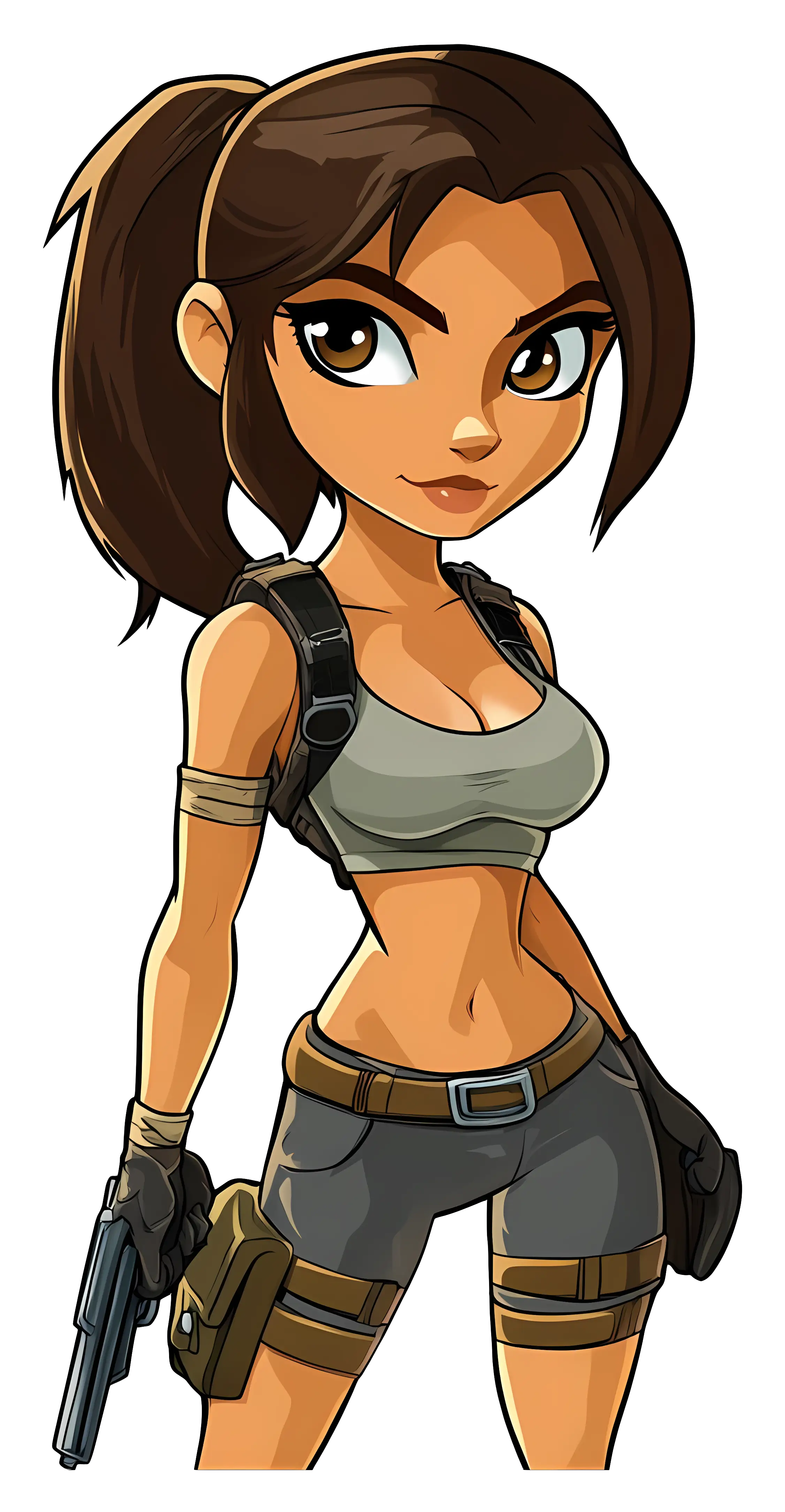 Adventurer with Gun
