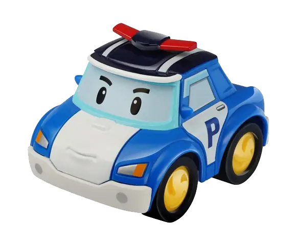 Blue Toy Police Car for Kids