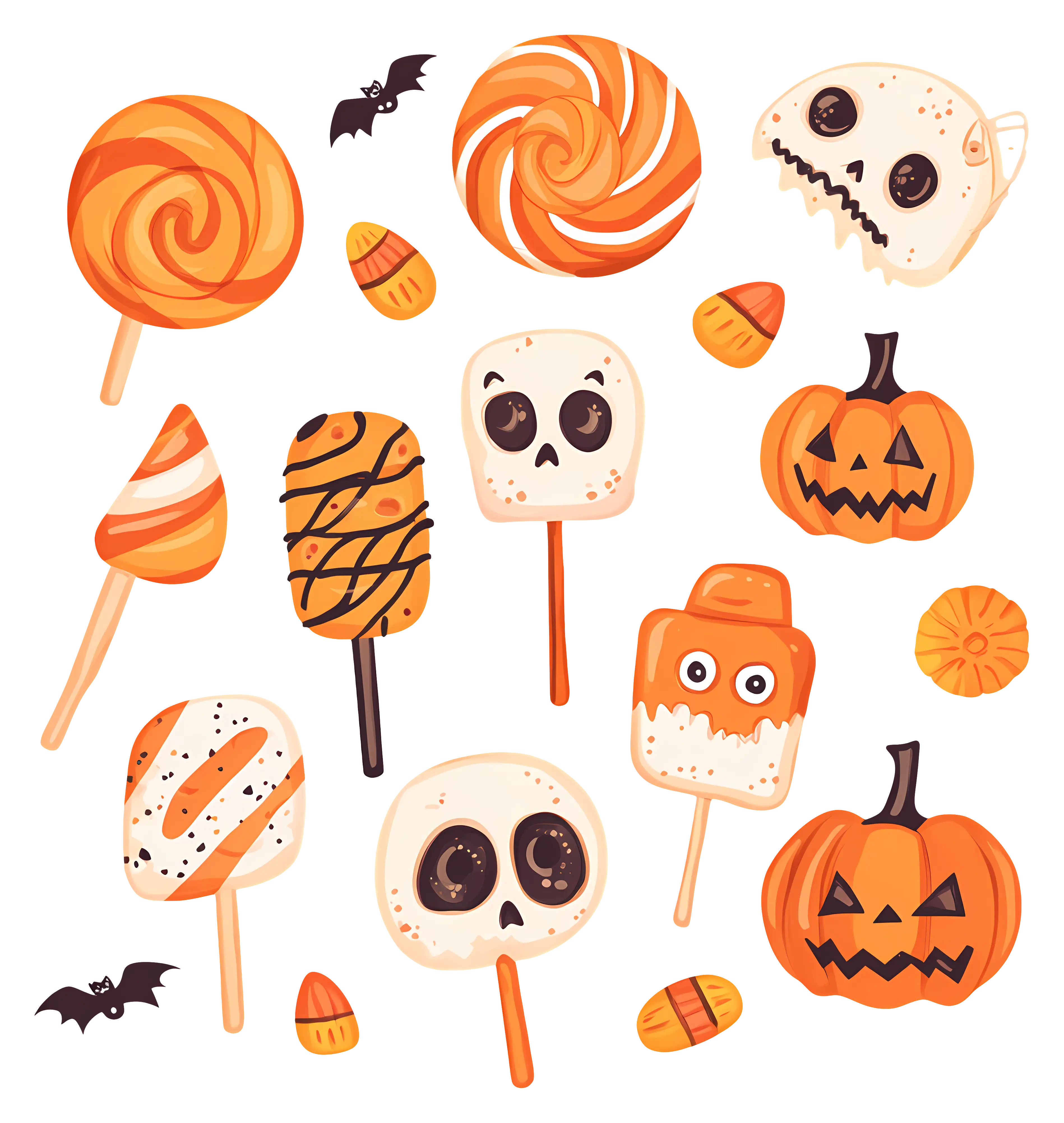 Halloween-Themed Candy and Decorations