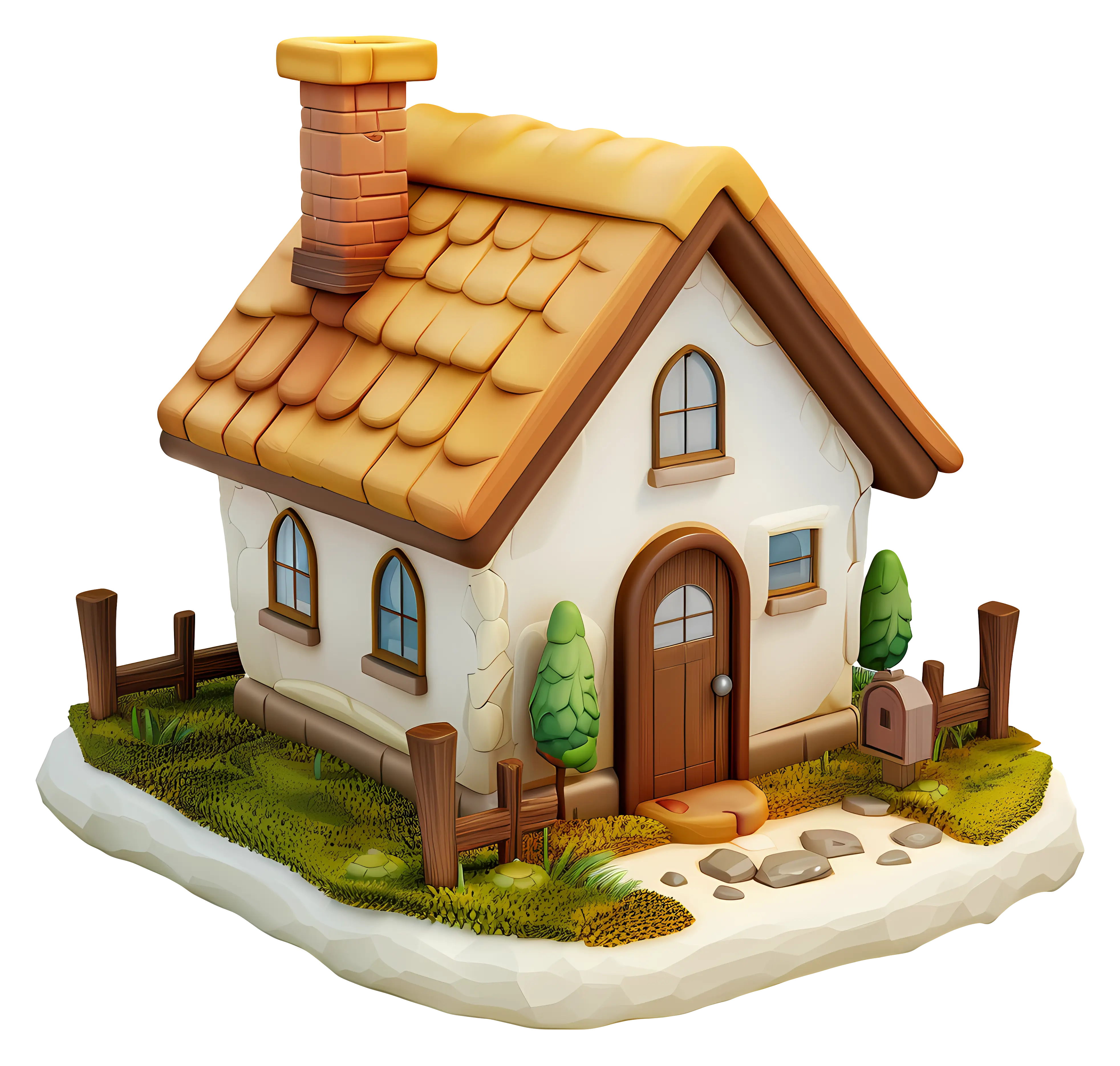 Small Cute Doodle House