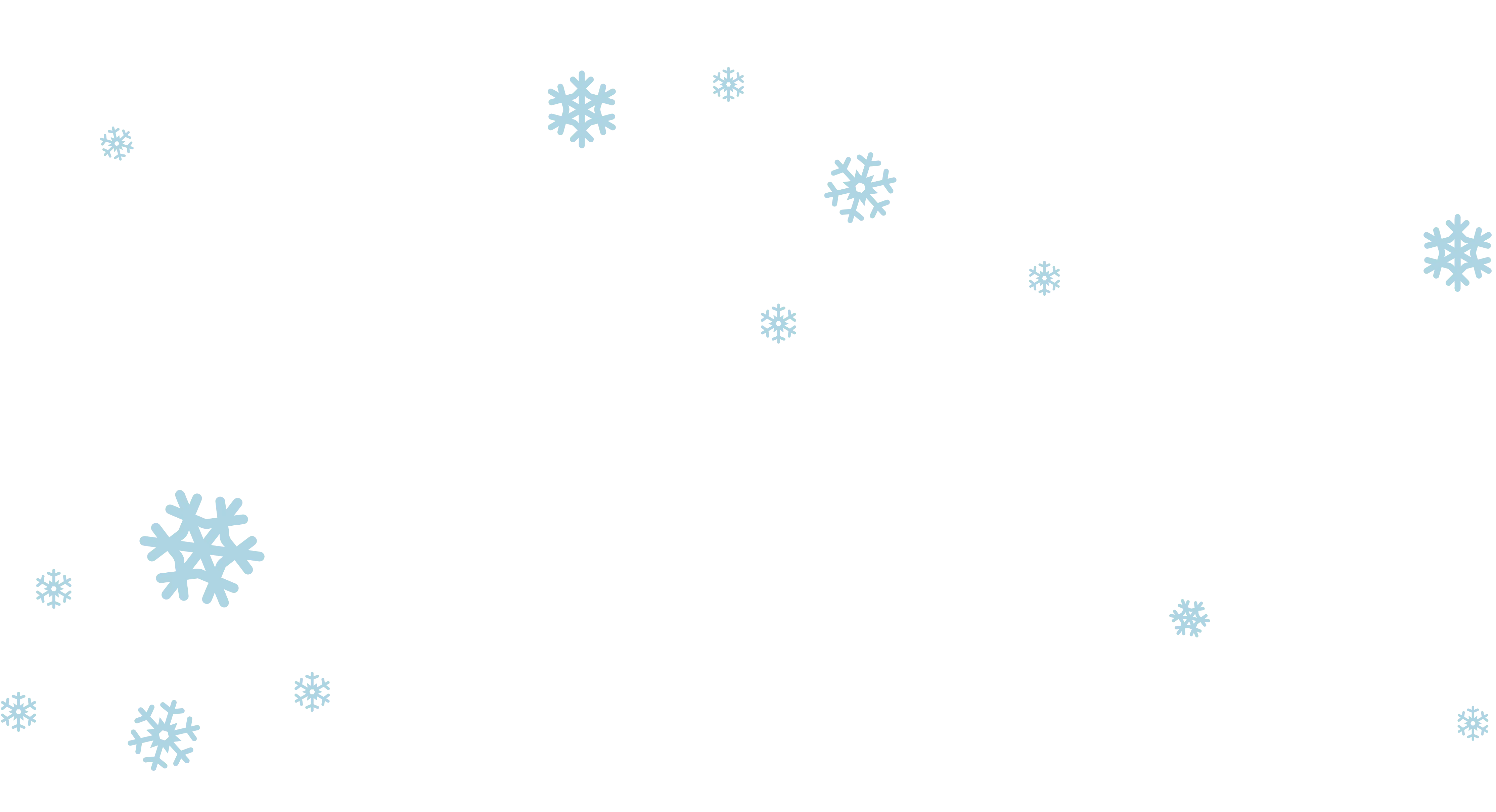 Light Blue Snowflake Background Design
