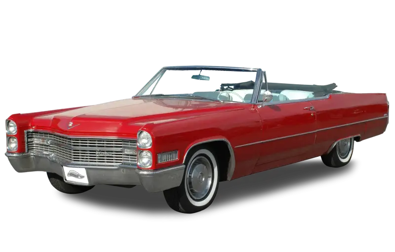 Red Classic Convertible Car