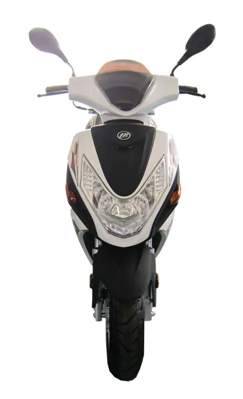 Front View of a Modern Scooter