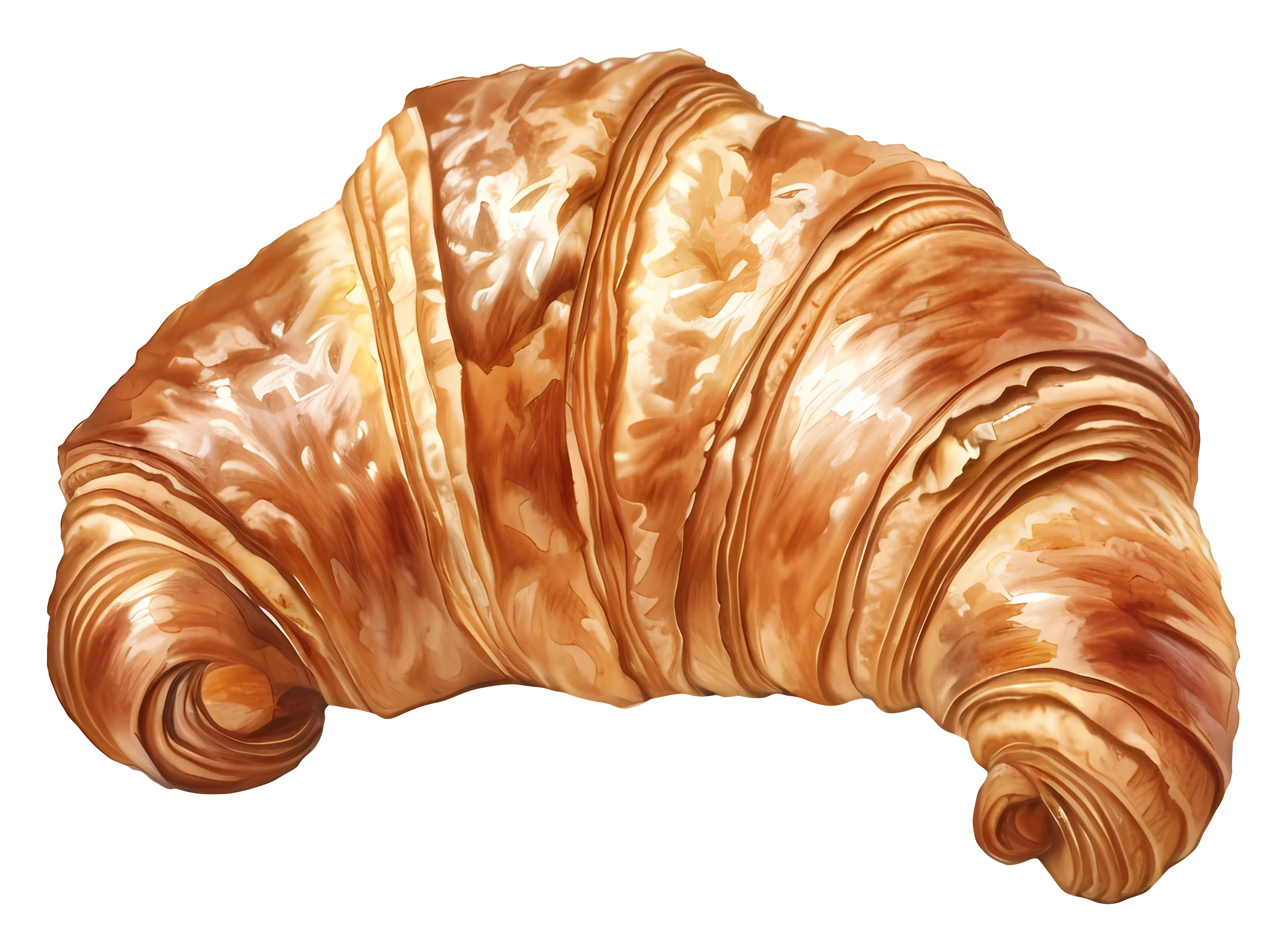 Golden Brown Croissant