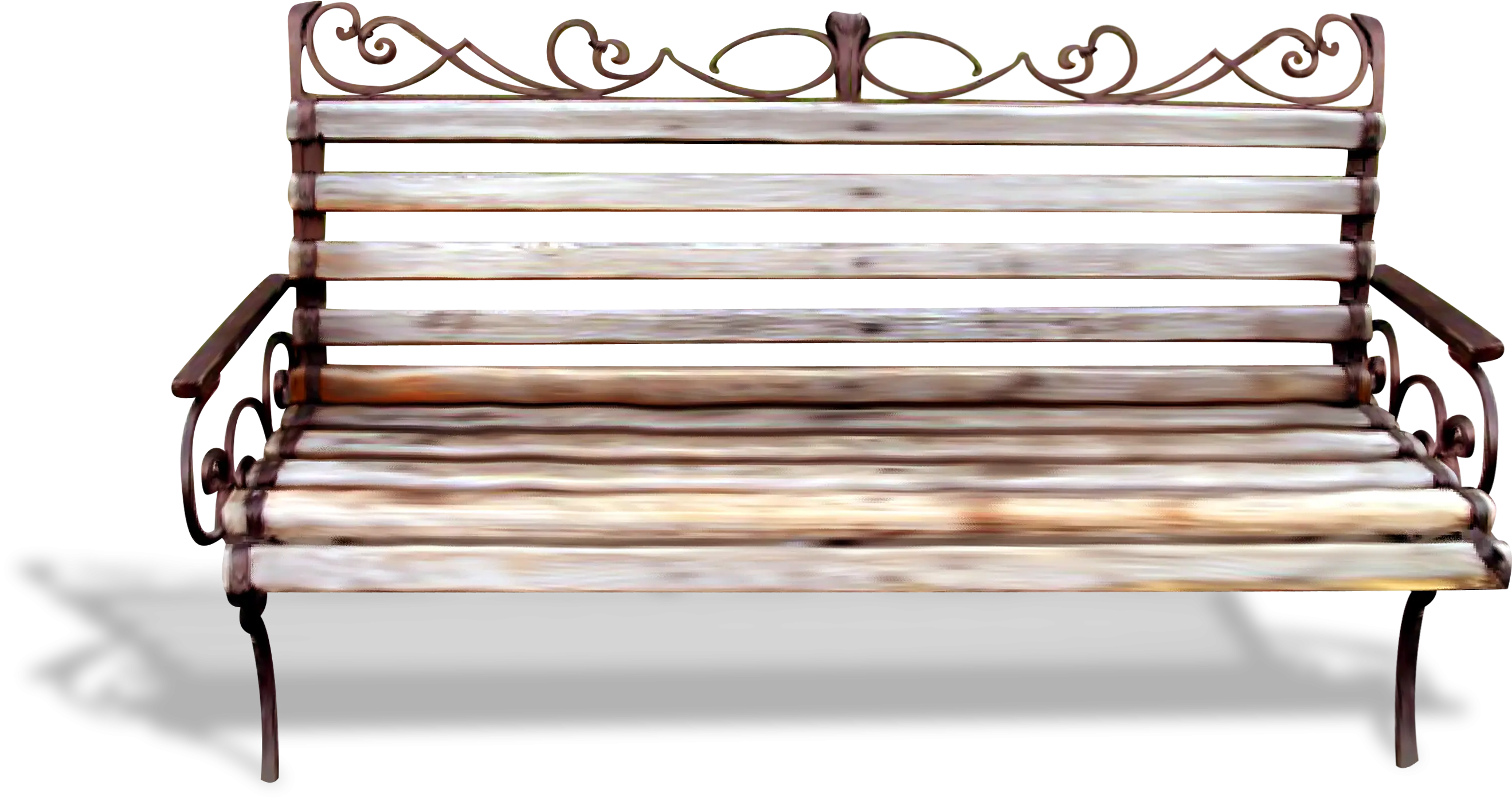 Vintage Wooden Bench for Outdoor Seating