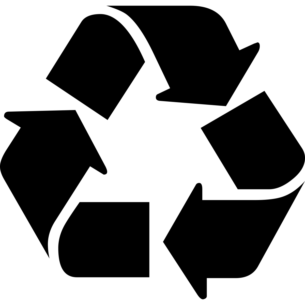Recycling Symbol for Sustainability