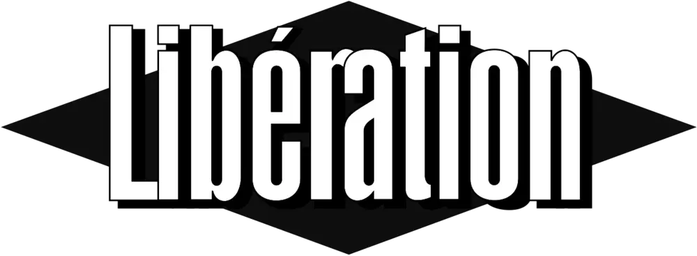 LibÃ©ration Newspaper Logo in Black and White
