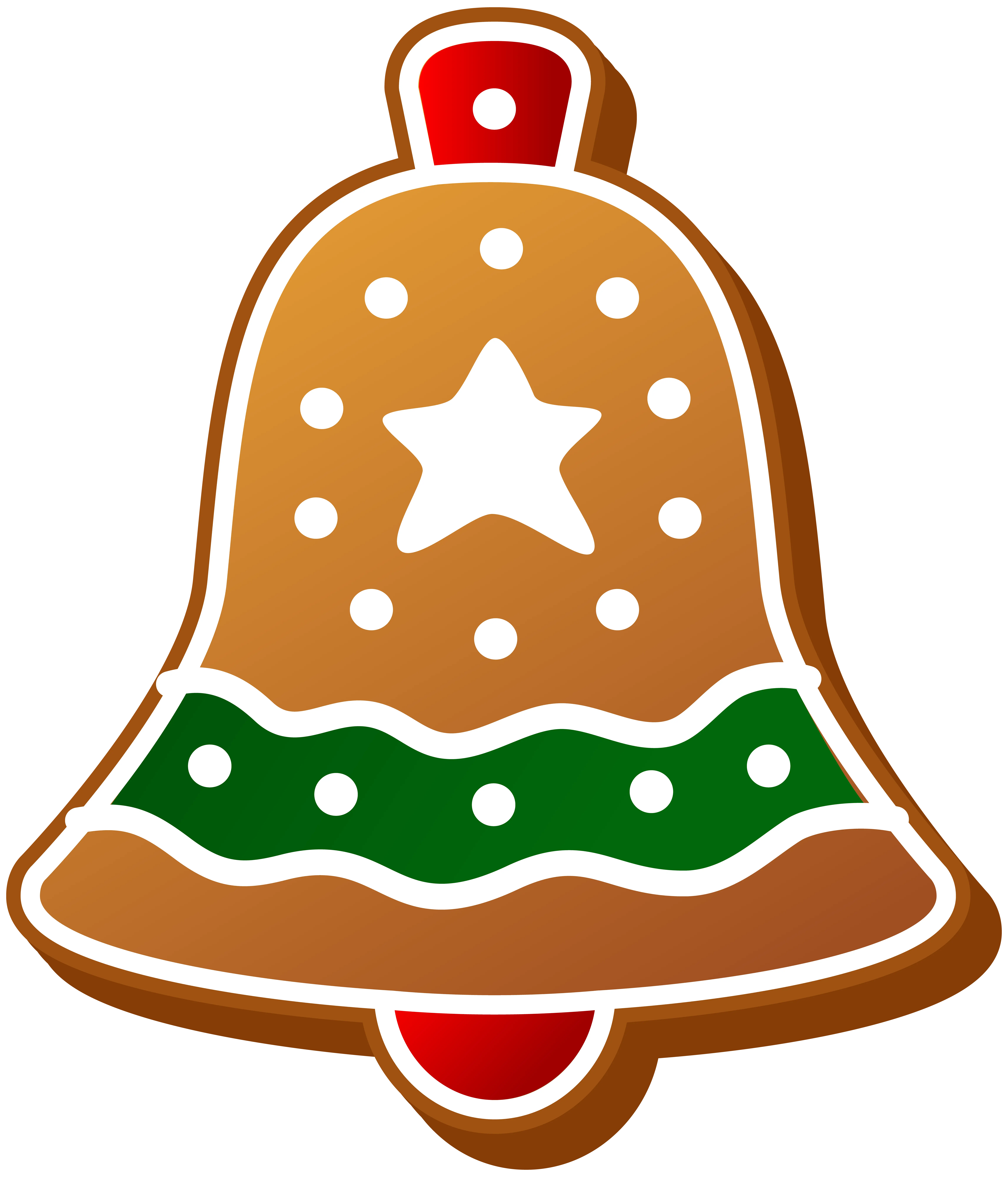 Gingerbread Bell with Icing