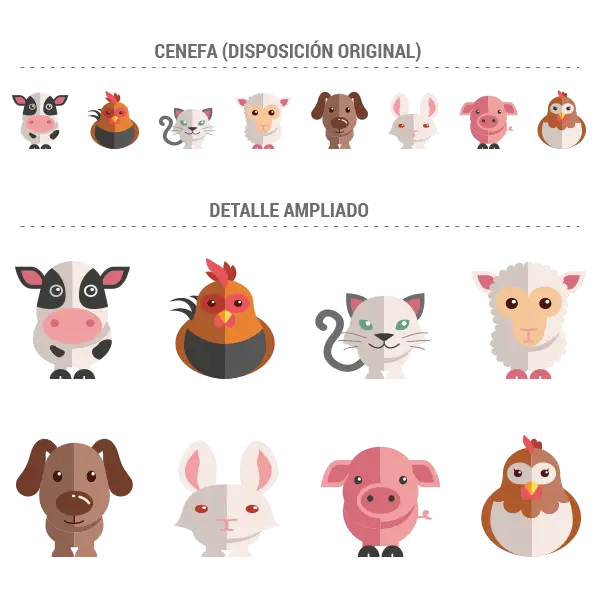 Cute Farm Animal Faces