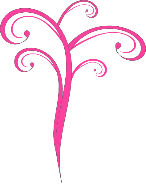 Abstract Pink Swirls