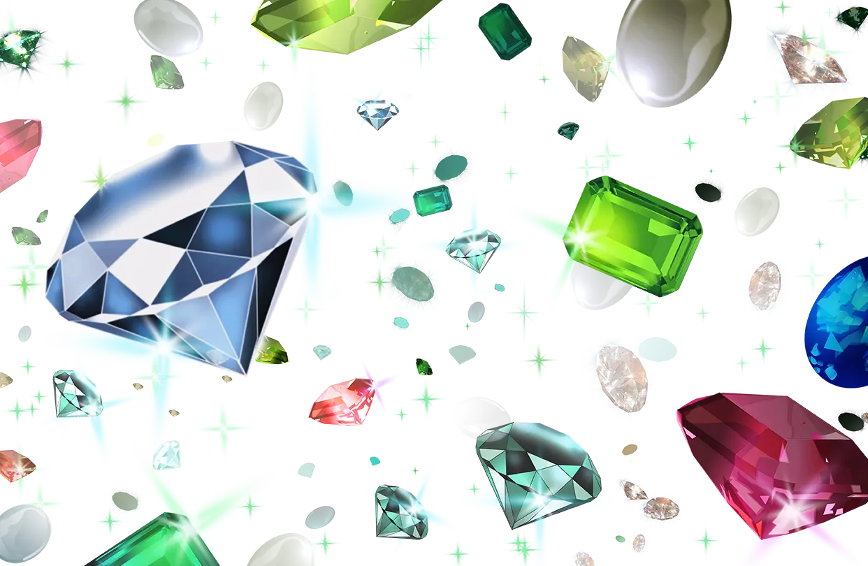 Colorful Assortment of Gems
