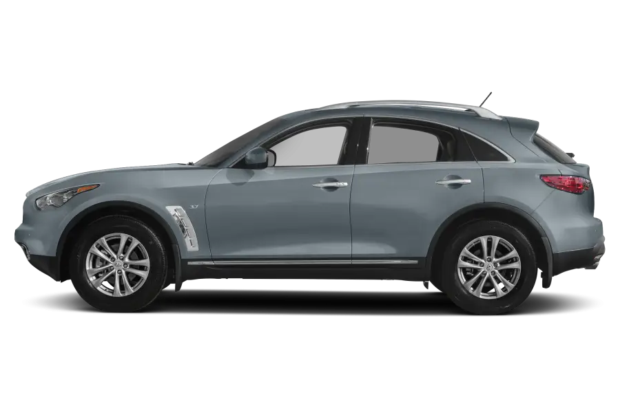Blue SUV Car Side View