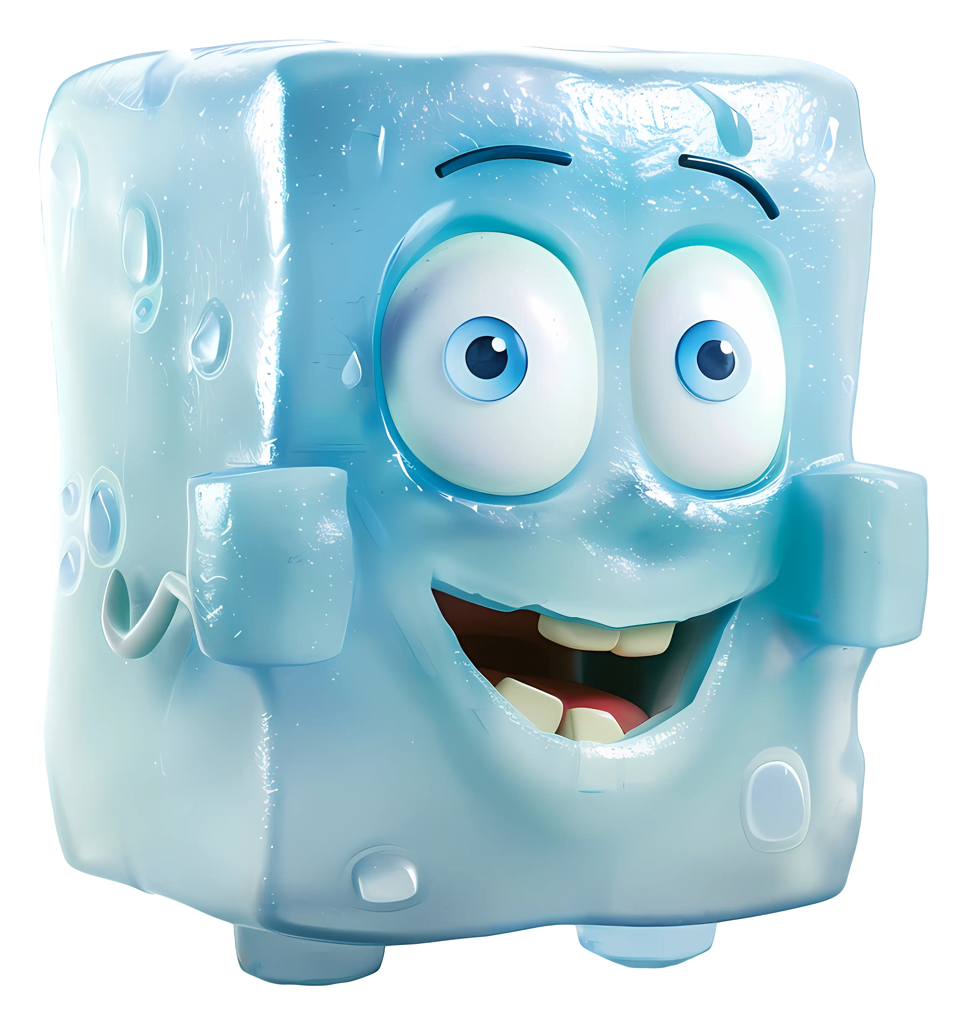 Ice Cube Character Illustration