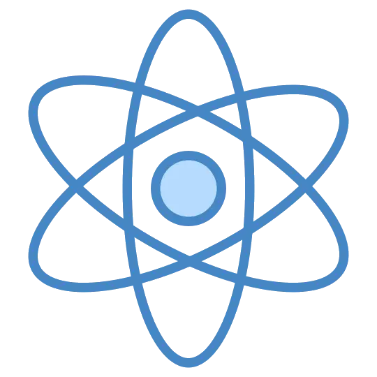 Atomic Structure Symbol for Science Illustration