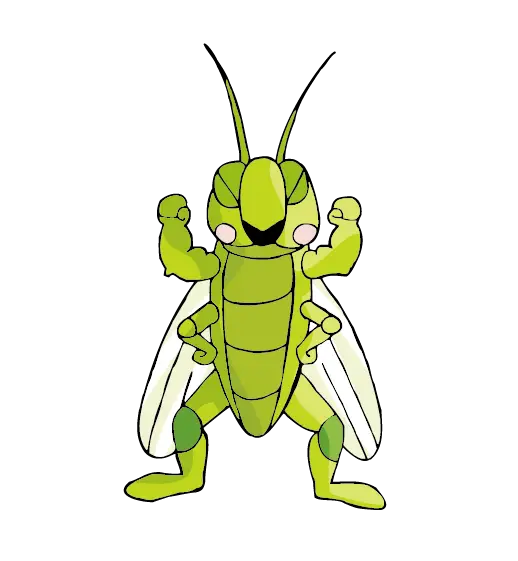 Cartoon Grasshopper