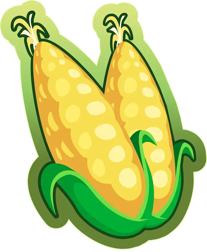 Cartoon Corn Illustration