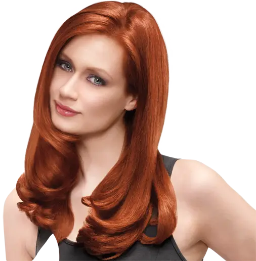 Red Hair Woman in Fashion Pose