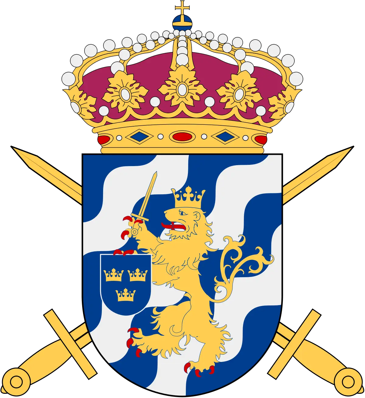 Sweden Royal Military Crest Representing National Heritage