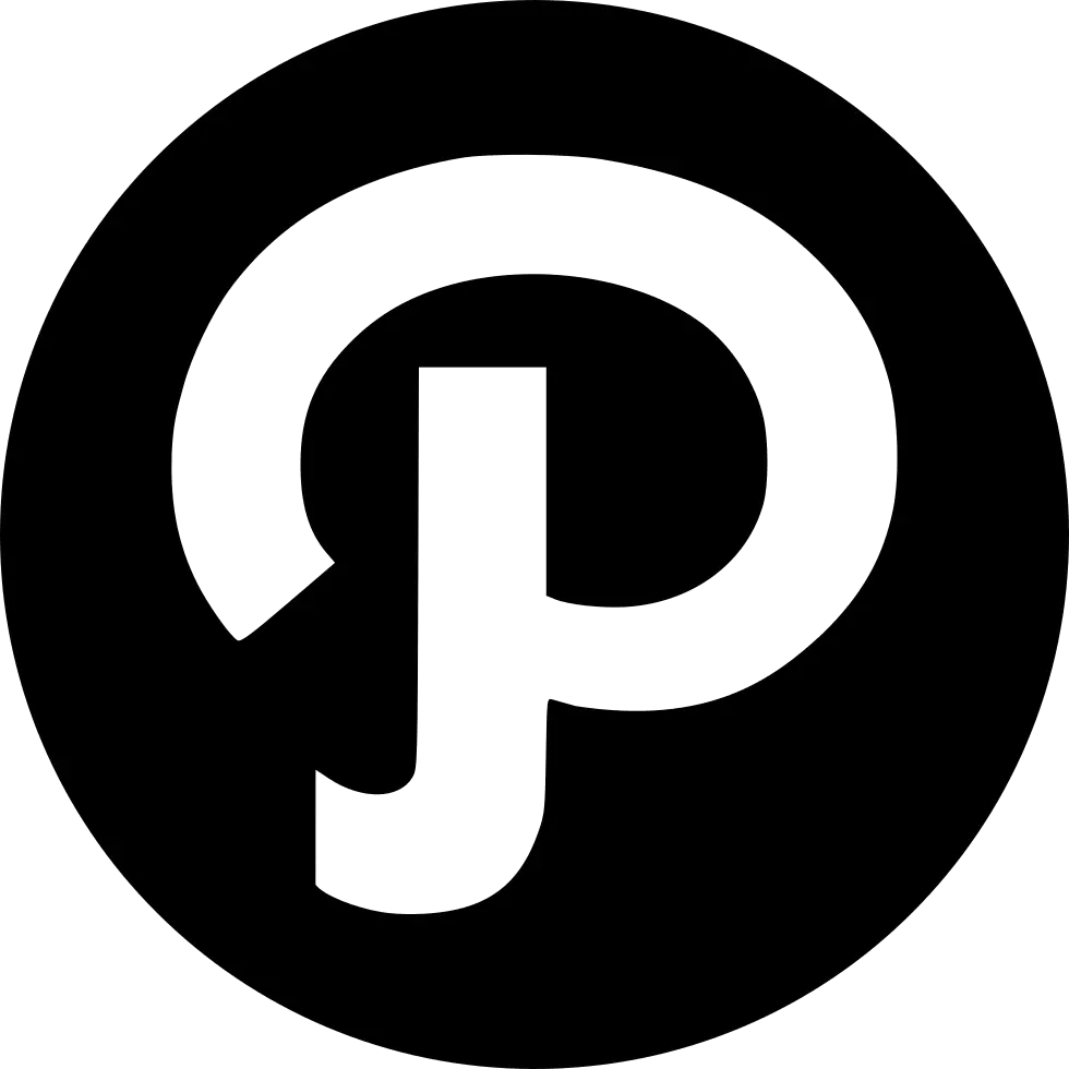 Black and White Circular Logo
