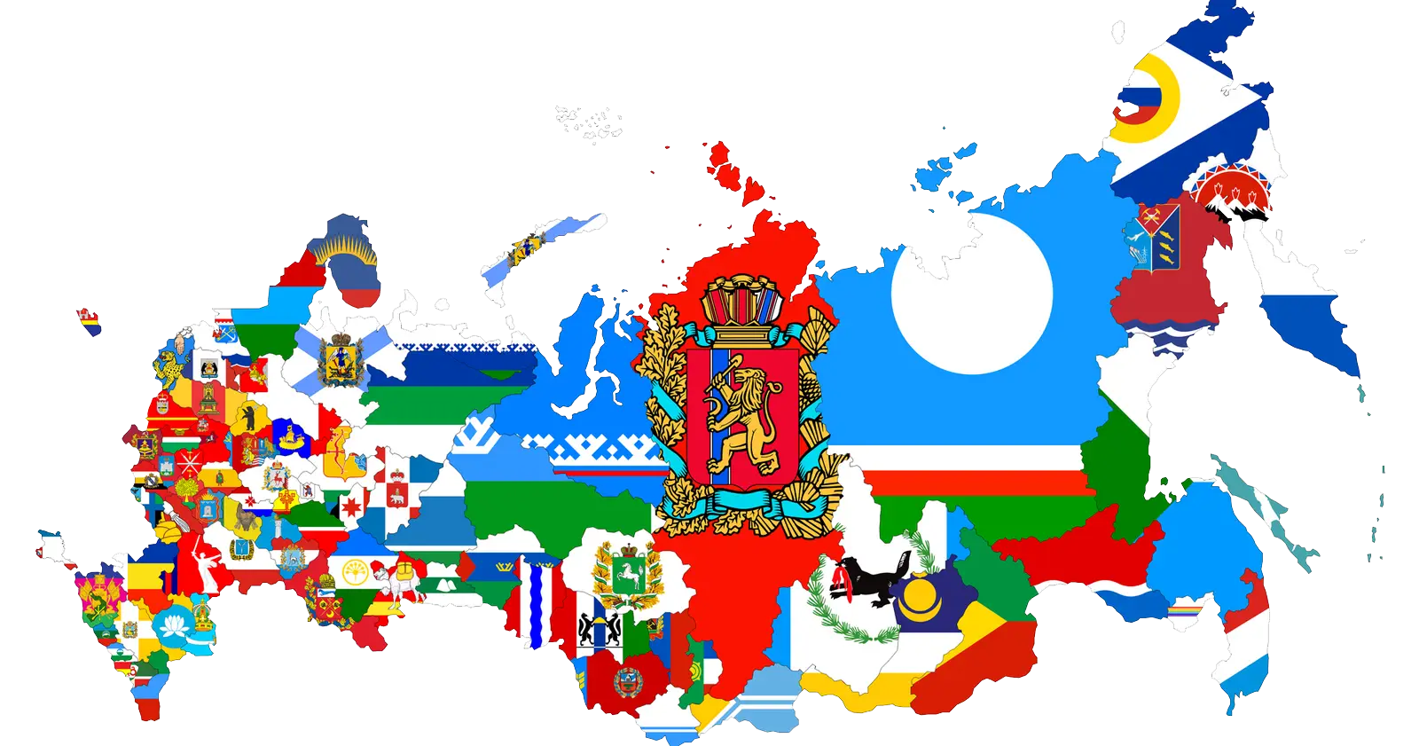 Map with Country Flags Overlay
