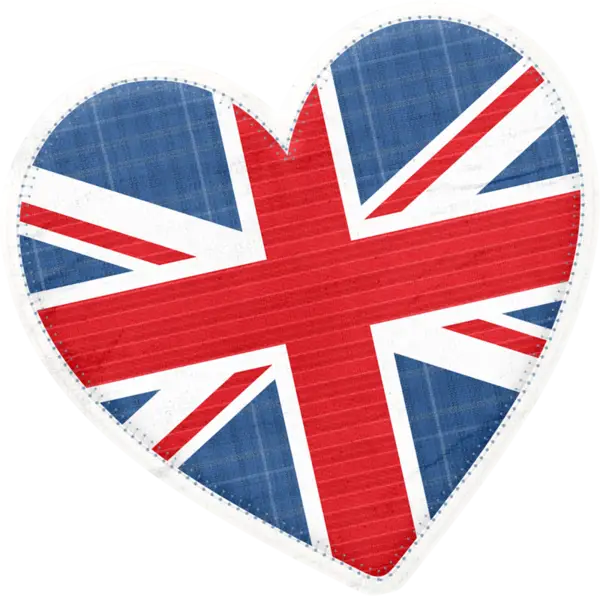 Heart-Shaped Union Jack Design